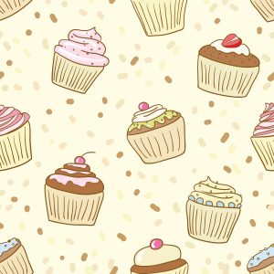 Papier Peint Petits Gâteaux Sucrés – Image 1