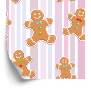 Papier Peint Joyeux Pain D'épice – Image 2