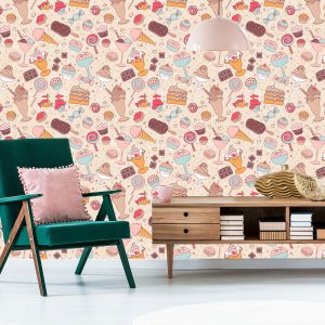 Papier Peint Bonbons Aux Couleurs Pastel – Image 6