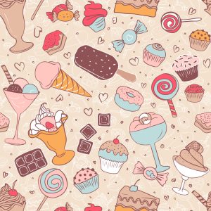 Papier Peint Bonbons Aux Couleurs Pastel – Image 1
