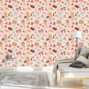 Papier Peint Bonbons Aux Couleurs Pastel – Image 3