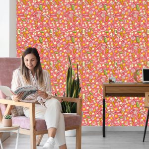 Papier Peint Bonbons Colorés Et Crème Glacée – Image 7