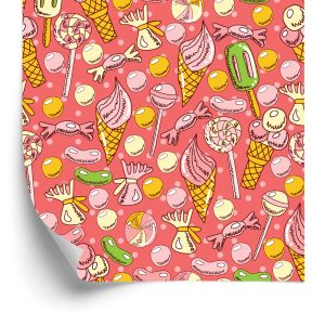 Papier Peint Bonbons Colorés Et Crème Glacée – Image 2
