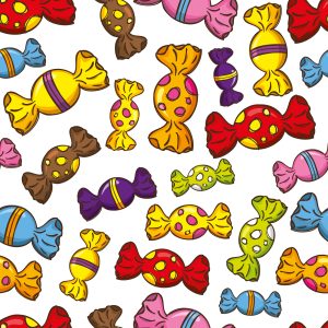 Papier Peint Bonbons Colorés – Image 1