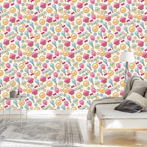 Papier Peint Bonbons Heureux – Image 3