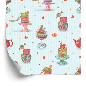 Papier Peint Pâtisseries Colorées – Image 2