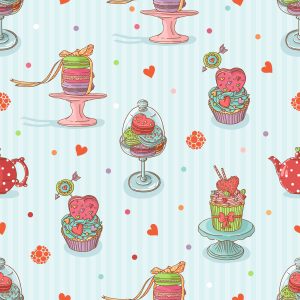 Papier Peint Pâtisseries Colorées – Image 1