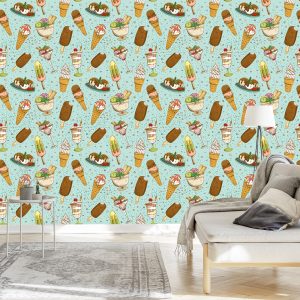 Papier Peint Glace Colorée – Image 3