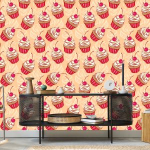 Papier Peint Muffins Aux Cerise – Image 5