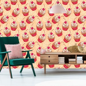 Papier Peint Muffins Aux Cerise – Image 6
