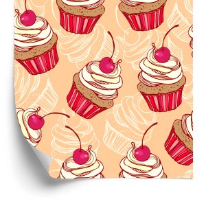 Papier Peint Muffins Aux Cerise – Image 2