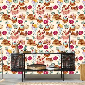 Papier Peint Bonbons Au Style Vintage – Image 5