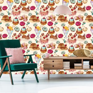 Papier Peint Bonbons Au Style Vintage – Image 6