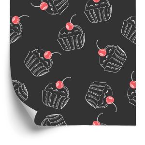 Papier Peint Petit Gâteau À La Cerise – Image 2