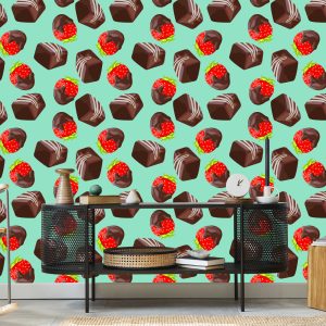 Papier Peint Fraises Au Chocolat – Image 5