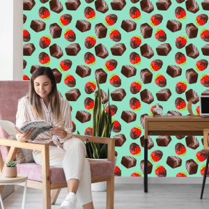 Papier Peint Fraises Au Chocolat – Image 7