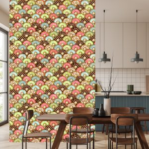 Papier Peint Beignets Colorés Avec Glaçage – Image 4
