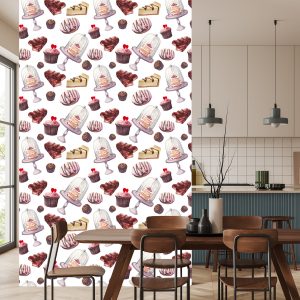 Papier Peint Gâteaux Peints À L'aquarelle – Image 4
