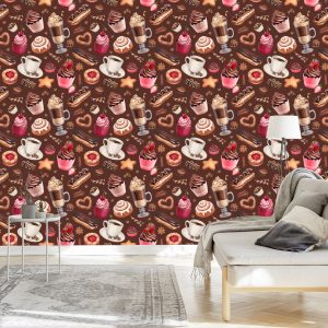 Papier Peint Café Avec Des Bonbons – Image 3