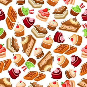 Papier Peint Pâtisseries Colorées – Image 1