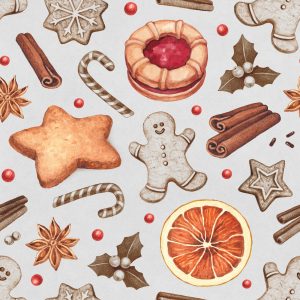 Papier Peint Biscuits Au Gingembre – Image 1