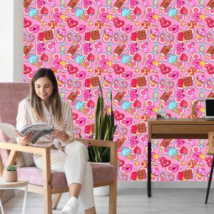 Papier Peint Bonbons Heureux Colorés – Image 7