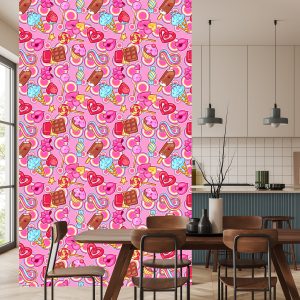 Papier Peint Bonbons Heureux Colorés – Image 4