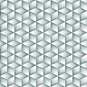 Papier Peint Cubes Gris - Effet 3D – Image 1