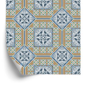 Papier Peint Belle Mosaïque Marocaine Ornée – Image 2
