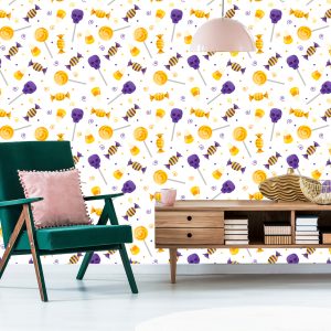 Papier Peint Bonbons Pour Halloween – Image 6