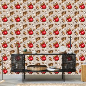Papier Peint Bonbons De Noël – Image 5