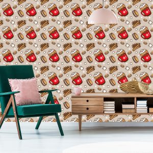 Papier Peint Bonbons De Noël – Image 6