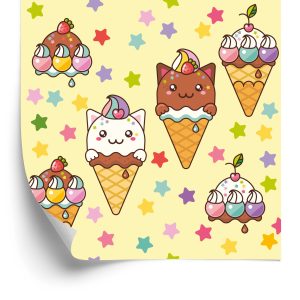 Papier Peint Glace Du Chat – Image 2