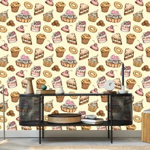 Papier Peint Pâtisseries Vintage Sucrées – Image 5