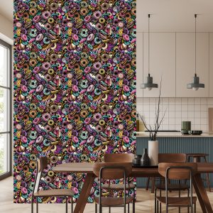 Papier Peint Beignets De Style Graffiti – Image 4