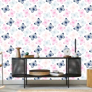Papier Peint Pour Les Enfants - Papillons Colorés – Image 5