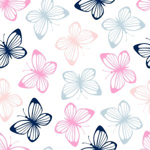 Papier Peint Pour Les Enfants - Papillons Colorés – Image 1