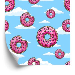 Papier Peint Beignets Dans Les Nuages – Image 2