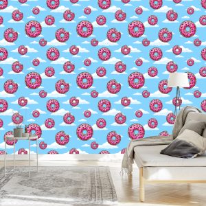 Papier Peint Beignets Dans Les Nuages – Image 3