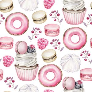 Papier Peint Pâtisseries D'époque – Image 1