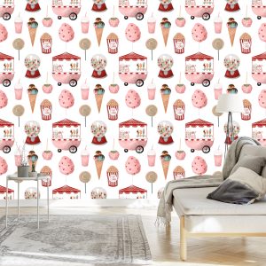 Papier Peint Sucreries Du Parc D'attractions – Image 3