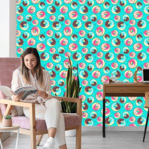 Papier Peint Beignets Colorés Avec Pépites – Image 7