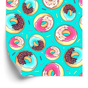 Papier Peint Beignets Colorés Avec Pépites – Image 2