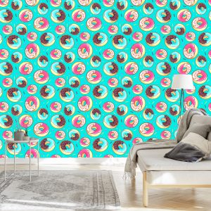 Papier Peint Beignets Colorés Avec Pépites – Image 3