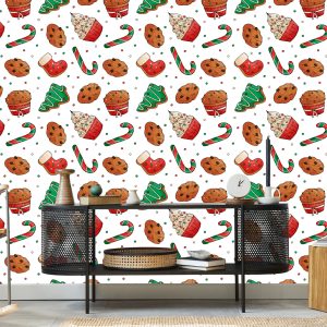 Papier Peint Bonbons De Noël – Image 5