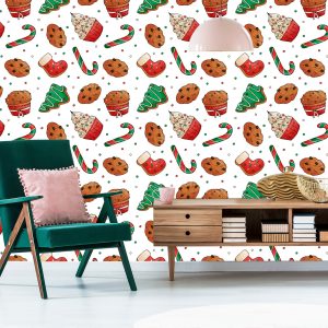Papier Peint Bonbons De Noël – Image 6