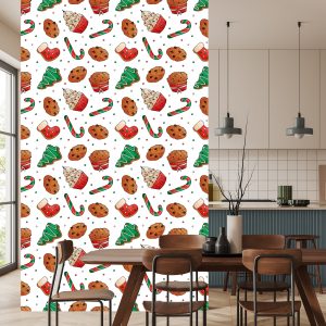 Papier Peint Bonbons De Noël – Image 4