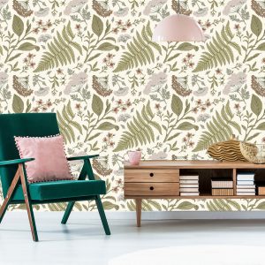 Papier Peint Plantes De Champ Dans Un Style Rétro – Image 6