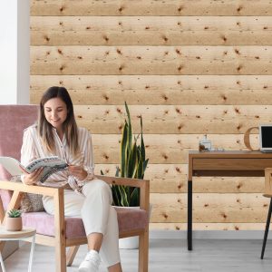 Papier Peint Planches De Bois Horizontales – Image 7