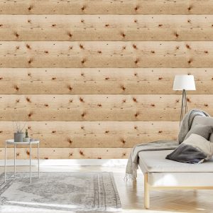 Papier Peint Planches De Bois Horizontales – Image 3